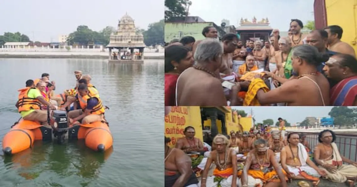 18 ஆண்டுகளுக்குப் பிறகு... காஞ்சிபுரம் ஏகாம்பரநாதர் கோயில் கும்பாபிஷேகம் கோலாகலம்..!