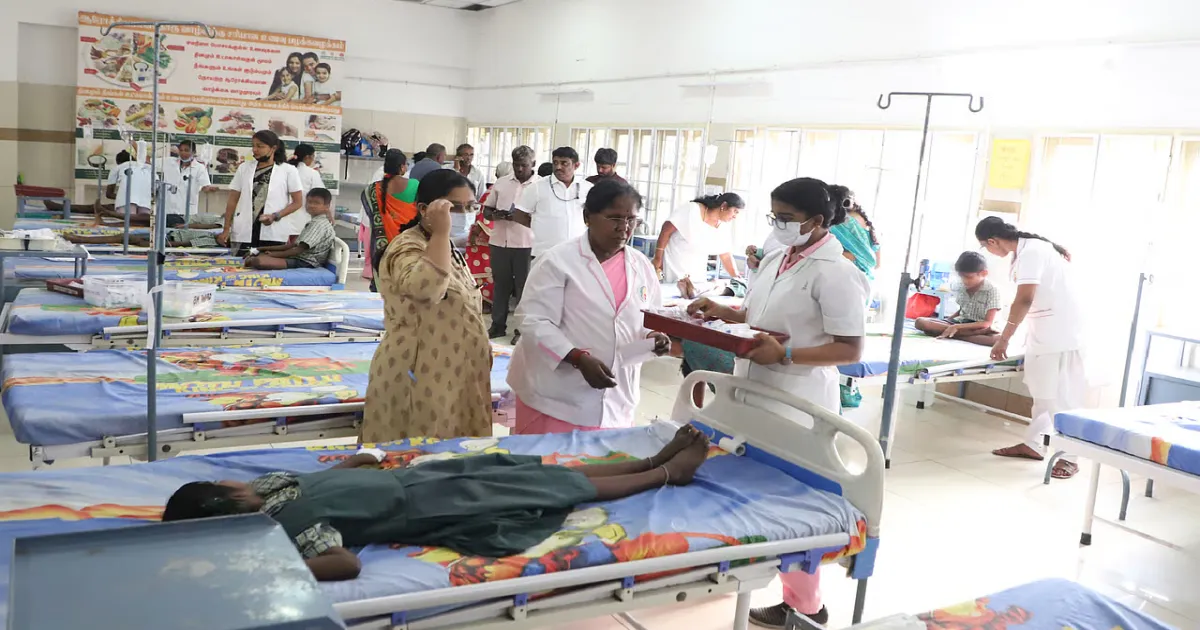 பல்லி விழுந்த மதிய உணவு! அரியலூர் அரசு பள்ளியில் 90 மாணவர்களுக்கு வாந்தி மயக்கம்!