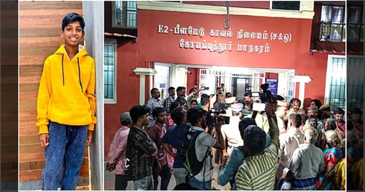 சாதிய ஒடுக்குமுறை..! மாணவன் தற்கொலை.! உடலை வாங்க மறுத்து உறவினர்கள் தொடர் போராட்டம்.!!
