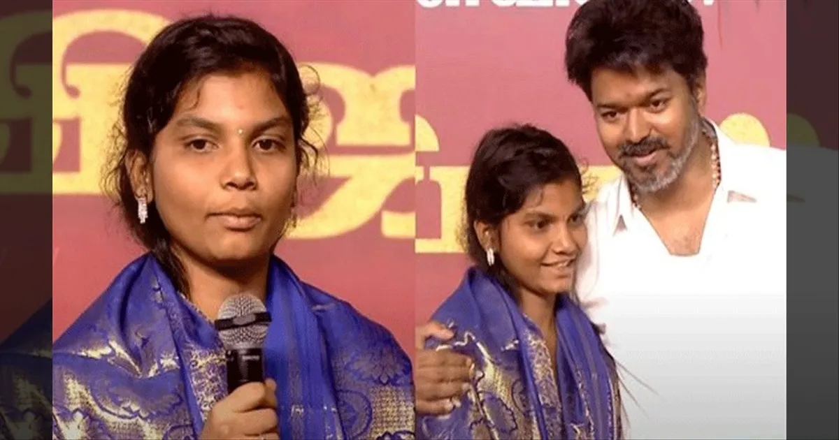 விஜய் எங்க அப்பா..!! கொச்சையாக பேசிய வேல்முருகன்.. மாணவியின் சாட்டையடி பதில்..!