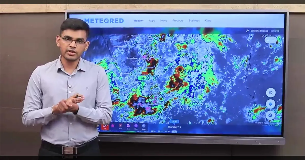 ஆந்திராவில் இருந்து யு-டர்ன் அடித்த மேலடுக்கு சுழற்சி: தமிழகத்தில் மீண்டும் இடிமழை தீவிரம்  - DWM!