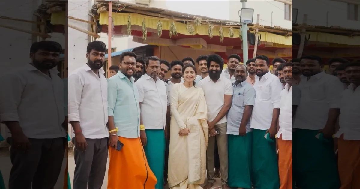 cinema-soori-aishwarya-lakshmi-attended-the-temple-fest