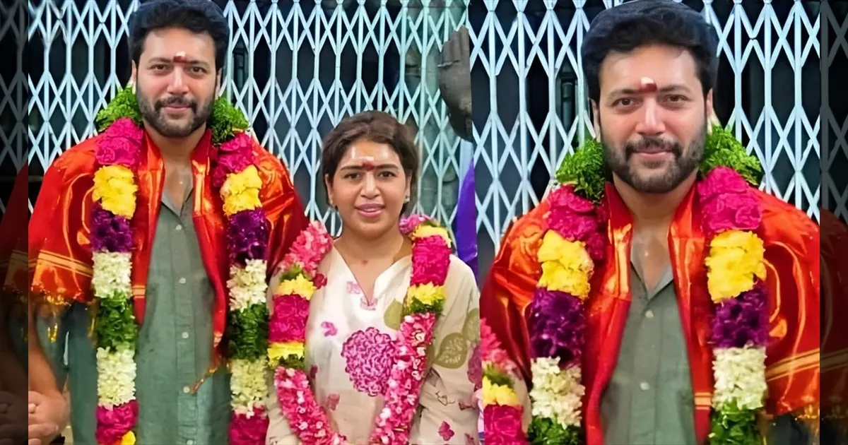 cinema-actor-ravi-mohan-had-darshan-at-tirupati-with-si