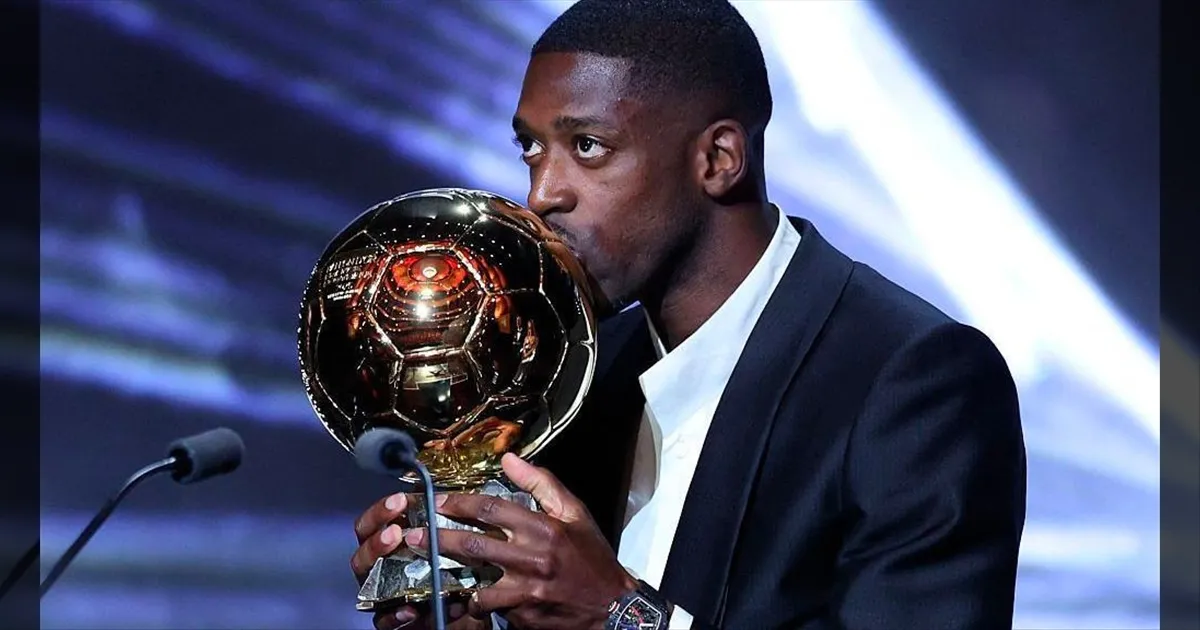 கால்பந்தின் உயரிய கௌரவம்.. Ballon d'Or விருதை தட்டிச்சென்ற உஸ்மேன் டெம்பேலே..!!