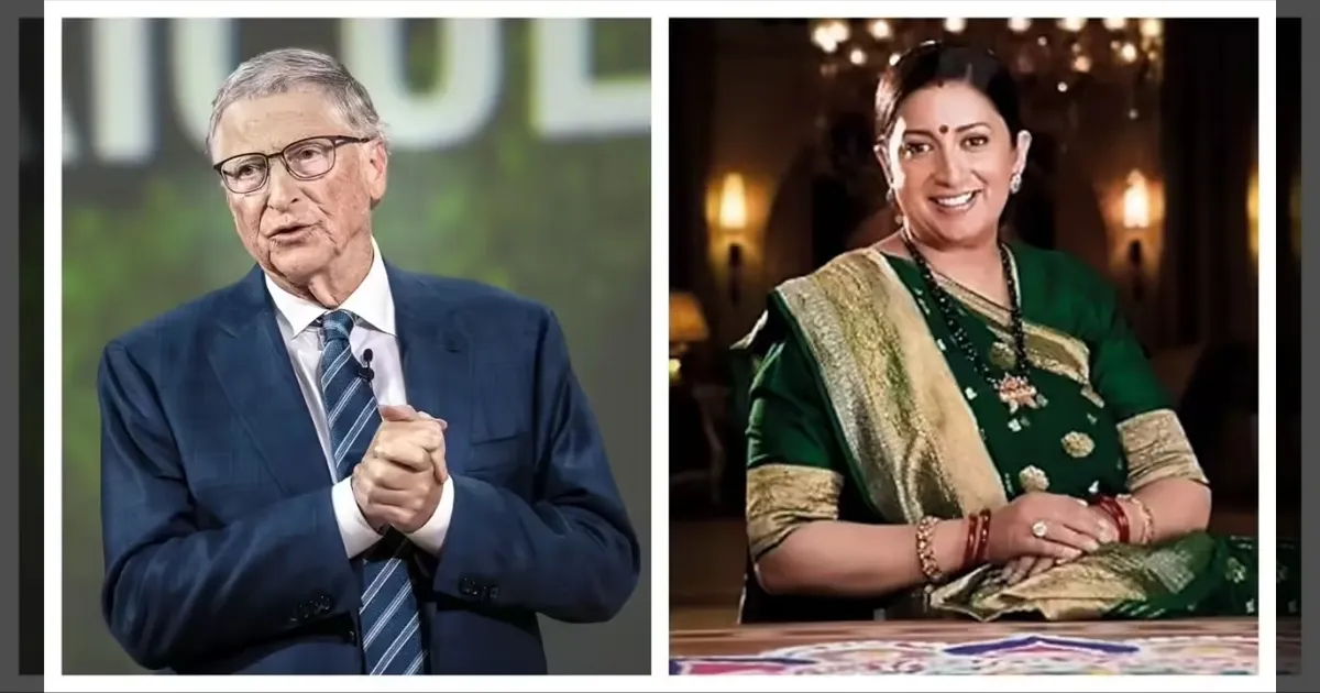 cinema-bill-gates-to-make-a-special-appearance-in-the-serial-starring-smriti-irani-tamilcinema