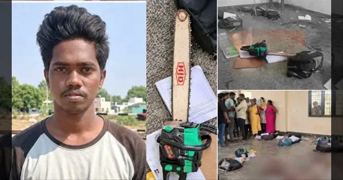 ஆந்திராவை அதிரவிட்ட சம்பவம்..!! பள்ளிக்குள் மின்சார ரம்பத்துடன் நுழைந்த ஹேமந்த் யார்..?? திடுக் தகவல்!!