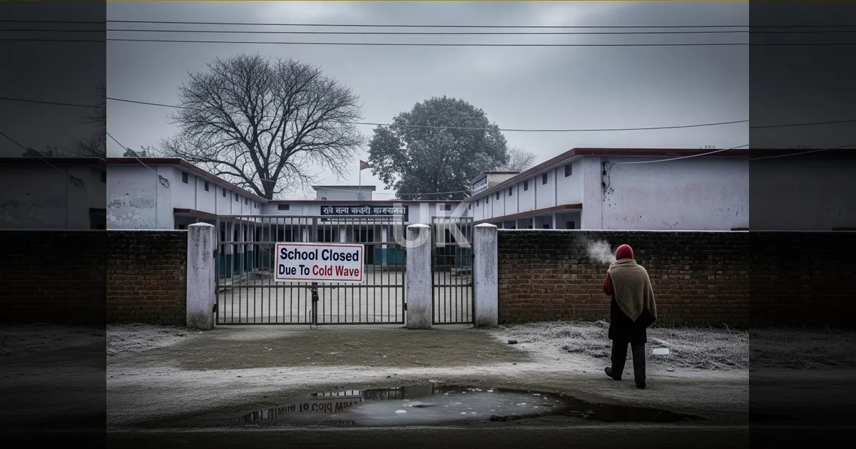 உ.பி: குளிரில் நடுநடுங்கும் மக்கள்..!! பள்ளிகளுக்கு ஜன.1ம் தேதி வரை விடுமுறை அறிவிப்பு..!!