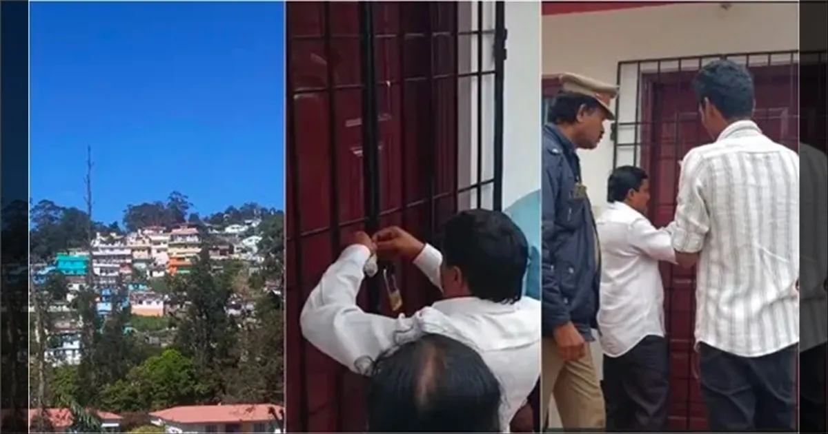 கொடைக்கானலில் விதிமீறிய தங்கும் விடுதிகள்.. அதிரடியாக பூட்டி சீல் வைத்த அதிகாரிகள்..!!