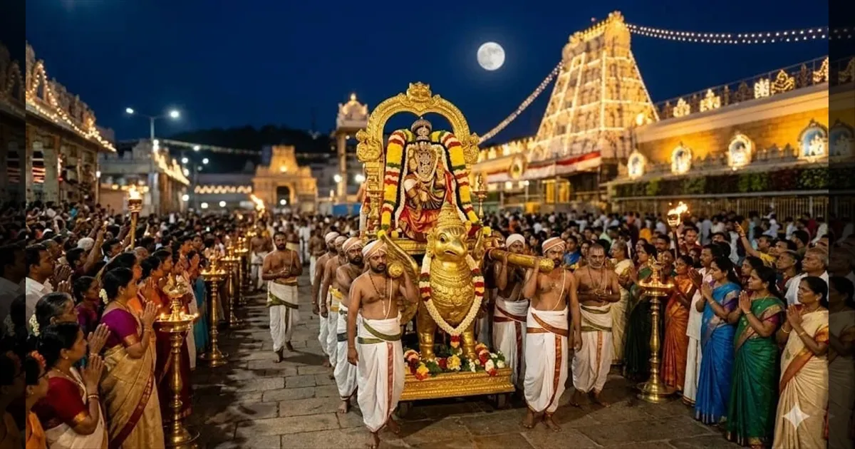 திருப்பதி நவராத்திரி பிரம்மோற்சவம்: இன்று கருட சேவை.. மலைப்பாதையில் தனியார் வாகனங்களுக்கு தடை!