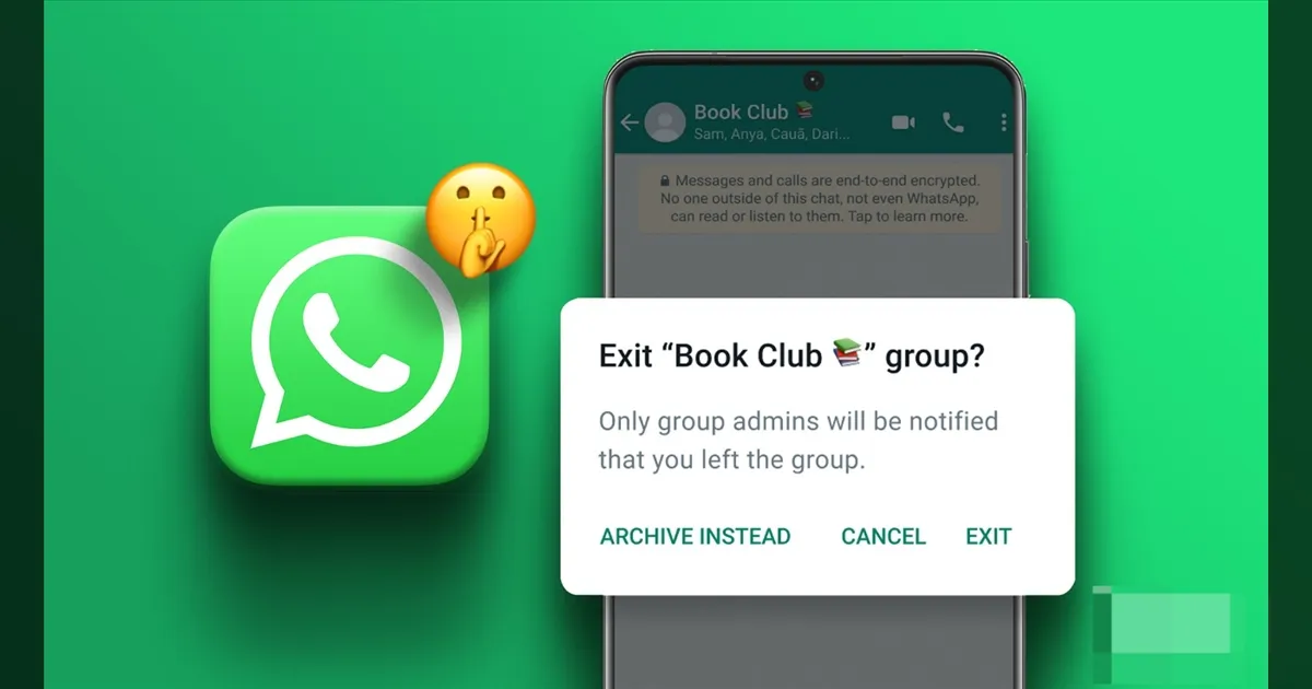 இனி குரூப்ல இருந்து சைலண்டா left ஆகிடலாம்..!! வாட்ஸ் அப்-ன் புது அப்டேட்..!!