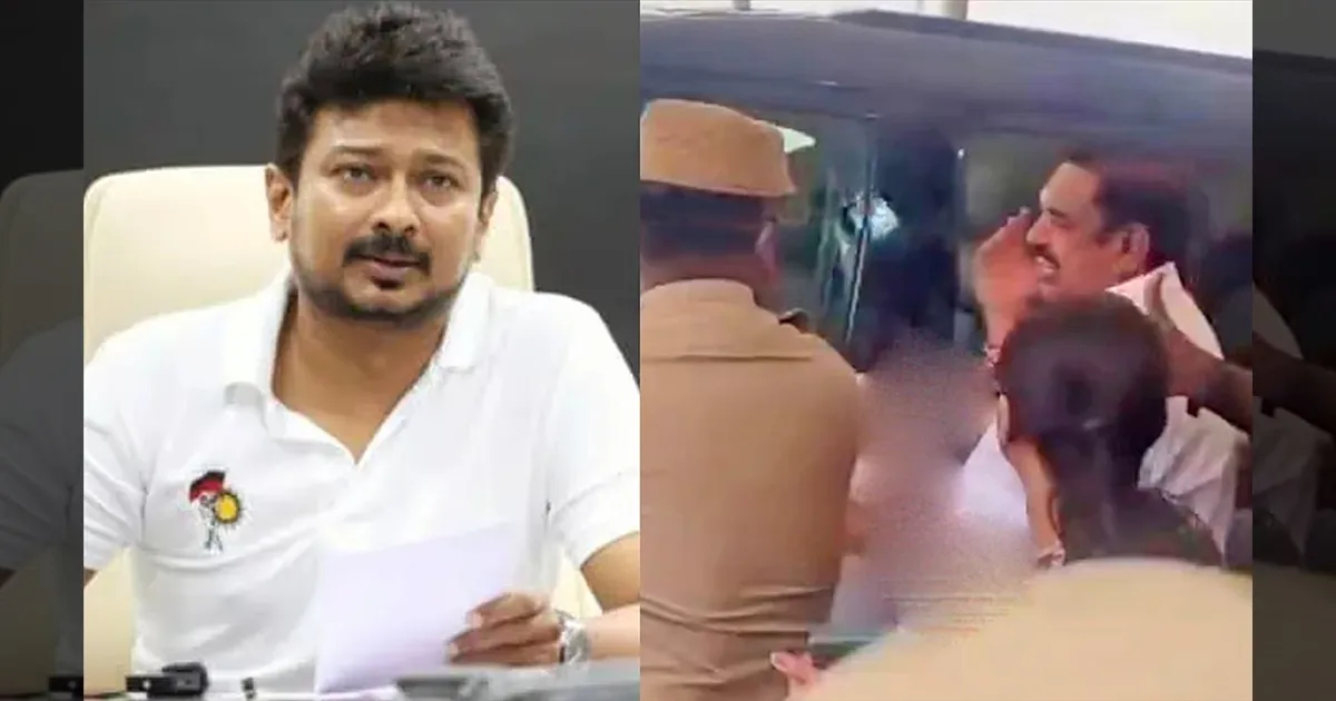காரில் குழப்பம்.. களத்தில் பரபரப்பு! உதயநிதியின் காரை நோக்கிச் சென்ற இபிஎஸ்!