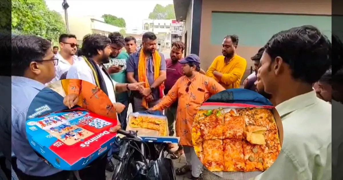 சைவமா..? அசைவமா..? பீட்சா டெலிவரி பாய்ஸ்களை தடுத்து நிறுத்தி இந்து அமைப்பினர் ஆய்வு..! 