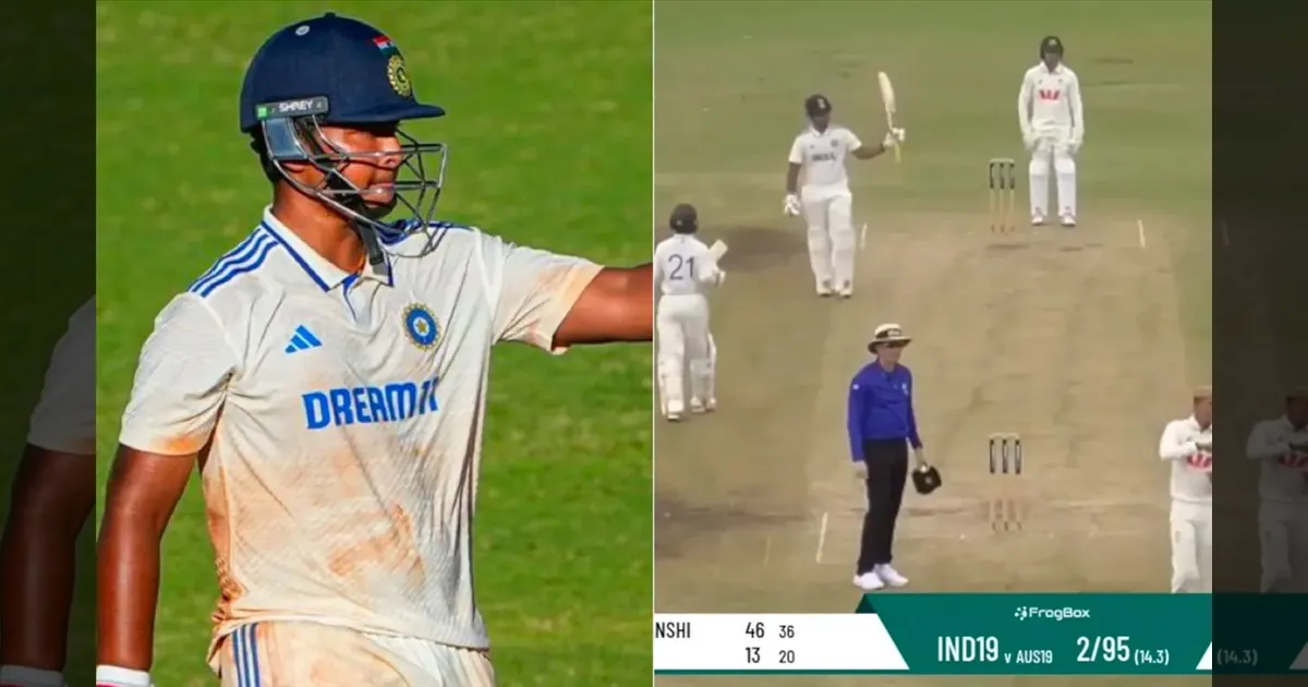 அடிதூள்..!! 14 வயதில் அசத்தல் சதம்.. ஆஸ்திரேலிய U19 அணியை துவம்சம் செய்த இந்திய இளம் வீரர்..!!