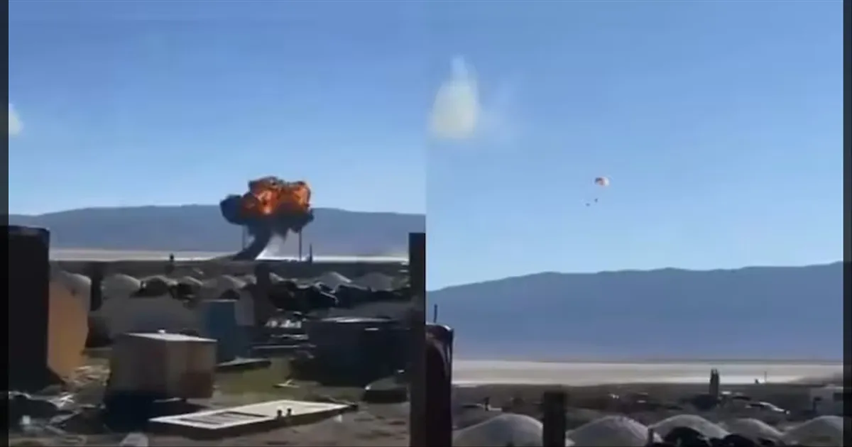 வெடித்து சிதறிய F16 போர் விமானம்..!! பாராசூட் மூலம் உயிர் தப்பிய விமானி..!!