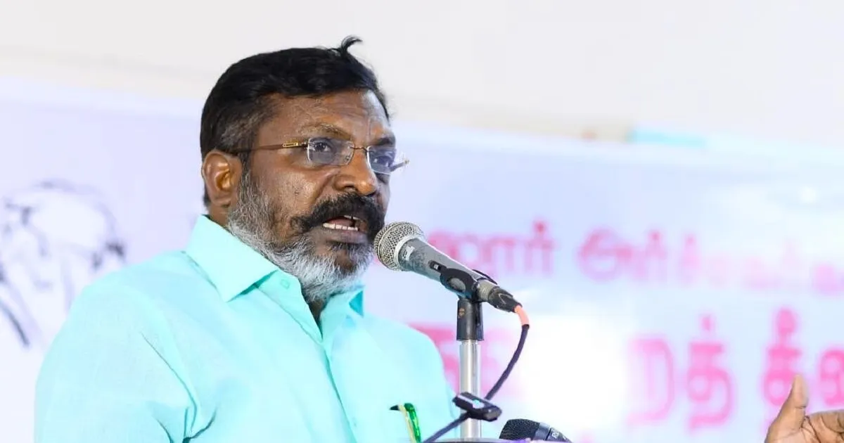 முதலமைச்சரை சந்தித்தது ஏன்.? எதற்காக திடீர் சந்திப்பு..? திருமாவளவன் பேட்டி.! 