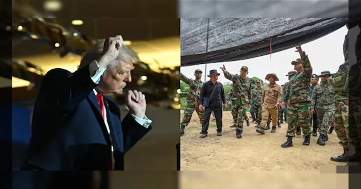 ஒரே ஃபோன் கால் தான்..!! கம்போடியா-தாய்லாந்து சண்டையை நிறுத்தப்போறேன்..!! அதிபர் டிரம்ப் பேச்சு..!!