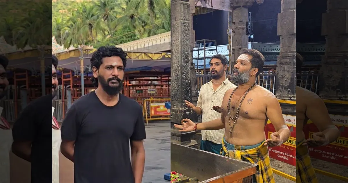 cinema-lokesh-kanagaraj-visited-annamalaiyar-tample-tamilcinema