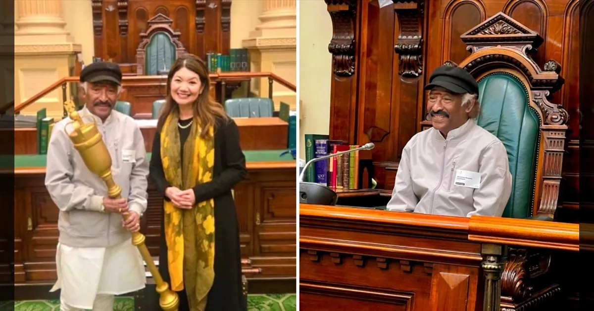 cinema-deva-honoured-in-australian-parliament-sat-in-the-speakers-chair-tamilcinema