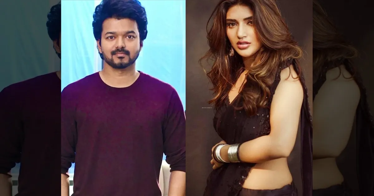 அடேய்.. நானும் விஜய் ரசிகை தான்..! நடிகை ஸ்ரீலீலா அழகிய கொஞ்சல் பேச்சு..!