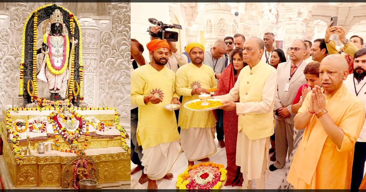 இந்தியாவில் மொரீஷியஸ் பிரதமர்.. அயோத்தி ராமர் கோவிலில் இன்று சாமி தரிசனம்..!!