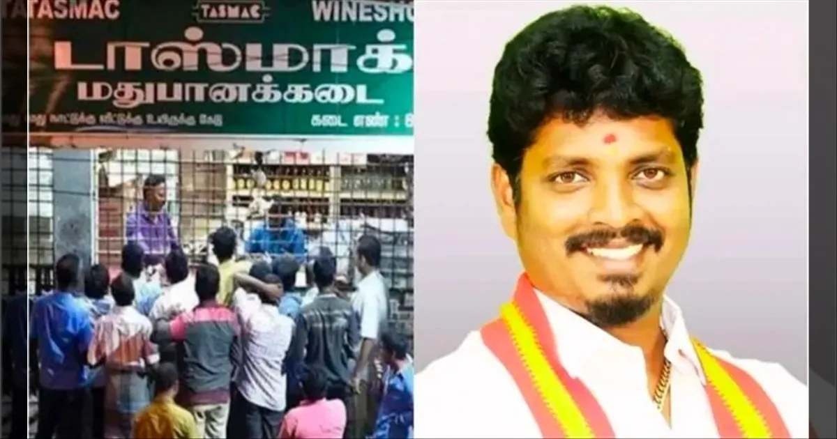 டாஸ்மாக் கடைகளை மூடி.. போராட்டத்தில் இறங்கிய பணியாளர்கள்..!! இரவோடு இரவாக அமைச்சர் விக்னேஷ் செய்த செயல்..!!