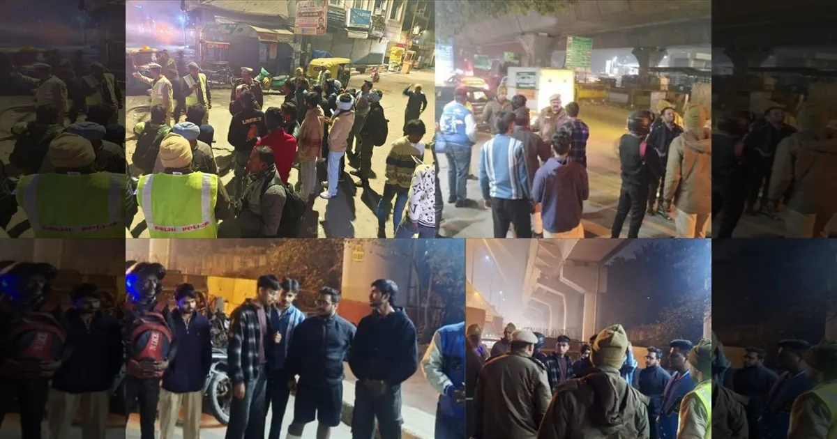 'NEW YEAR' கொண்டாட்டம்..!! களத்தில் இறங்கிய போலீஸ்..!! டெல்லியில் 285 பேர் அதிரடி கைது..!!