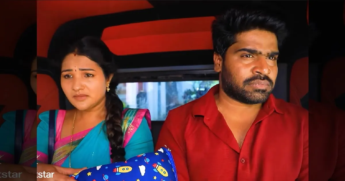 பாண்டியன் ஸ்டோர்ஸ் 2: குழந்தைக்கு காய்ச்சல்.. தங்கமயிலுக்கு ஆறுதல் கூறும் சரவணன்.!! மீண்டும் ஒன்று சேருமா ஜோடி.!