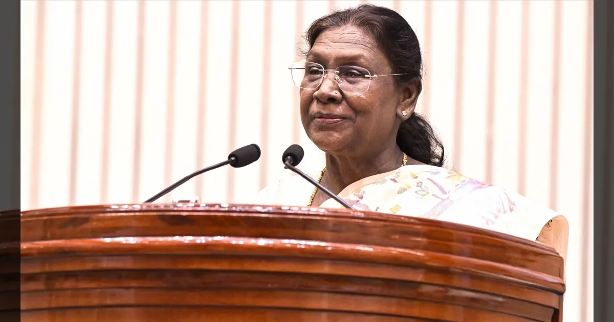 3வது பெரிய பொருளாதாரமாக இந்தியா வளர்ச்சி அடைந்துள்ளது..!! ஜனாதிபதி திரவுபதி முர்மு பெருமிதம்..!!