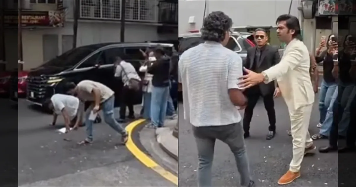 cinema-simbu-checks-on-a-fan-who-falls-down-tamilcinema