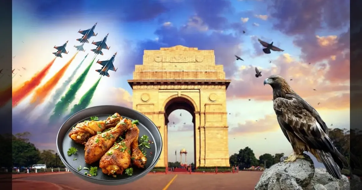 டெல்லி அரசின் வினோத திட்டம்: குடியரசு தின விமான சாகசத்தில் பறவைகளை தடுக்க போன்லெஸ் சிக்கன்..!!