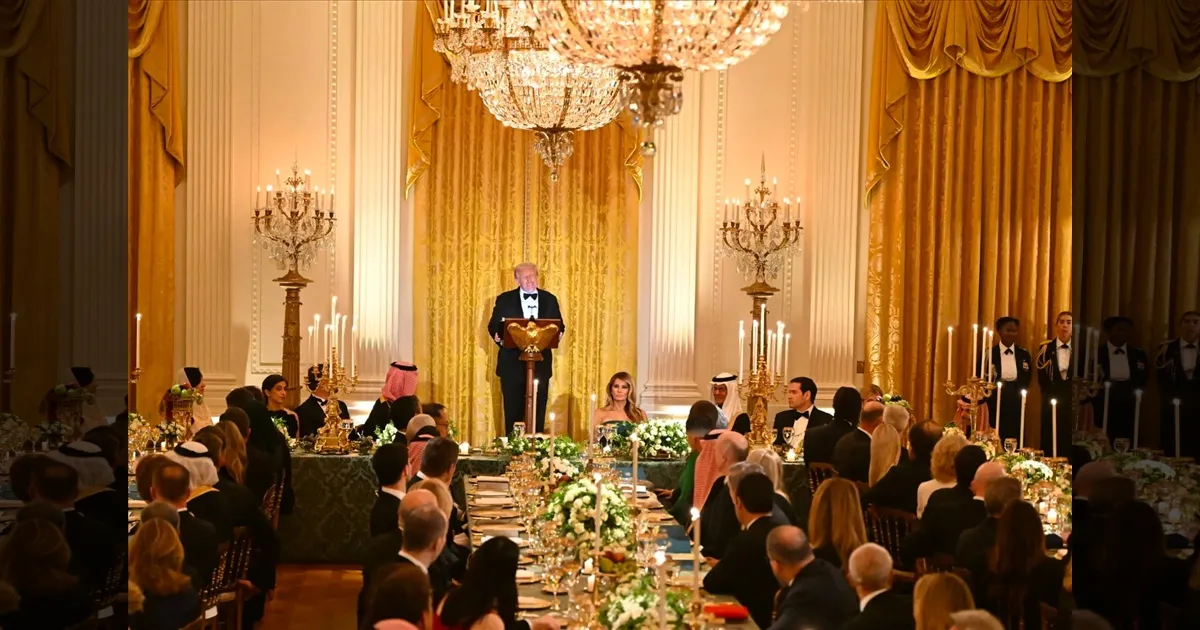 அதிபர் டிரம்ப் கொடுத்த பிரமாண்ட விருந்தில் பிரபலங்கள்..!! யார் யார் தெரியுமா..??