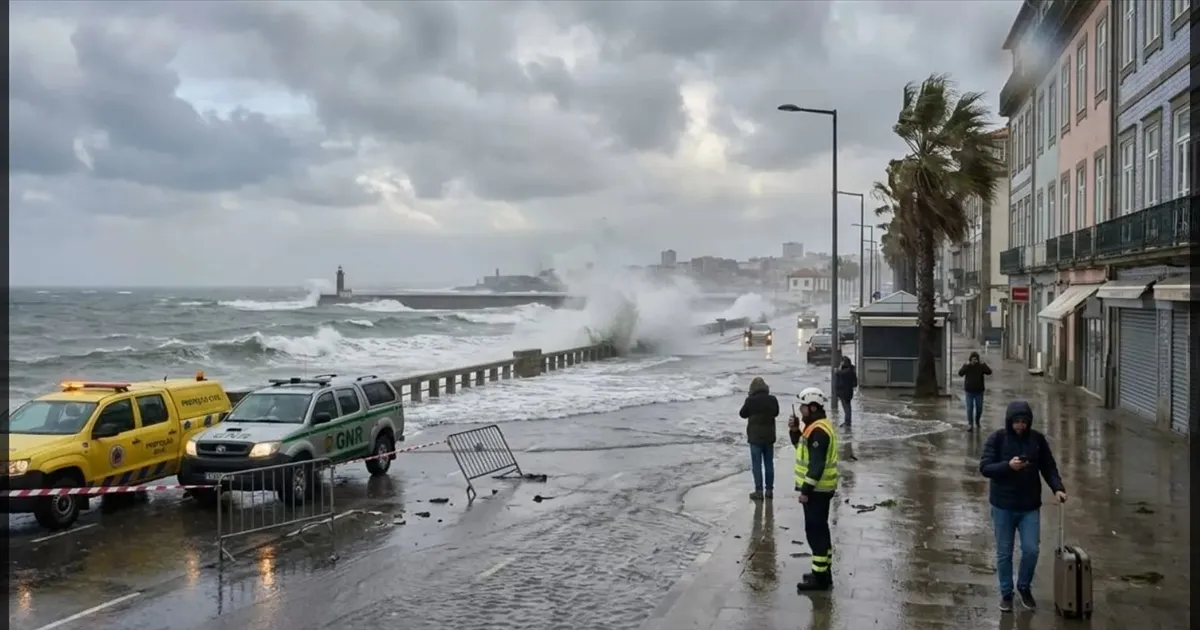 ஐரோப்பாவை ஆட்டம் காண வைத்த 'லியோனார்டோ' புயல்..!! சிக்கித்தவிக்கும் மக்கள்..!!