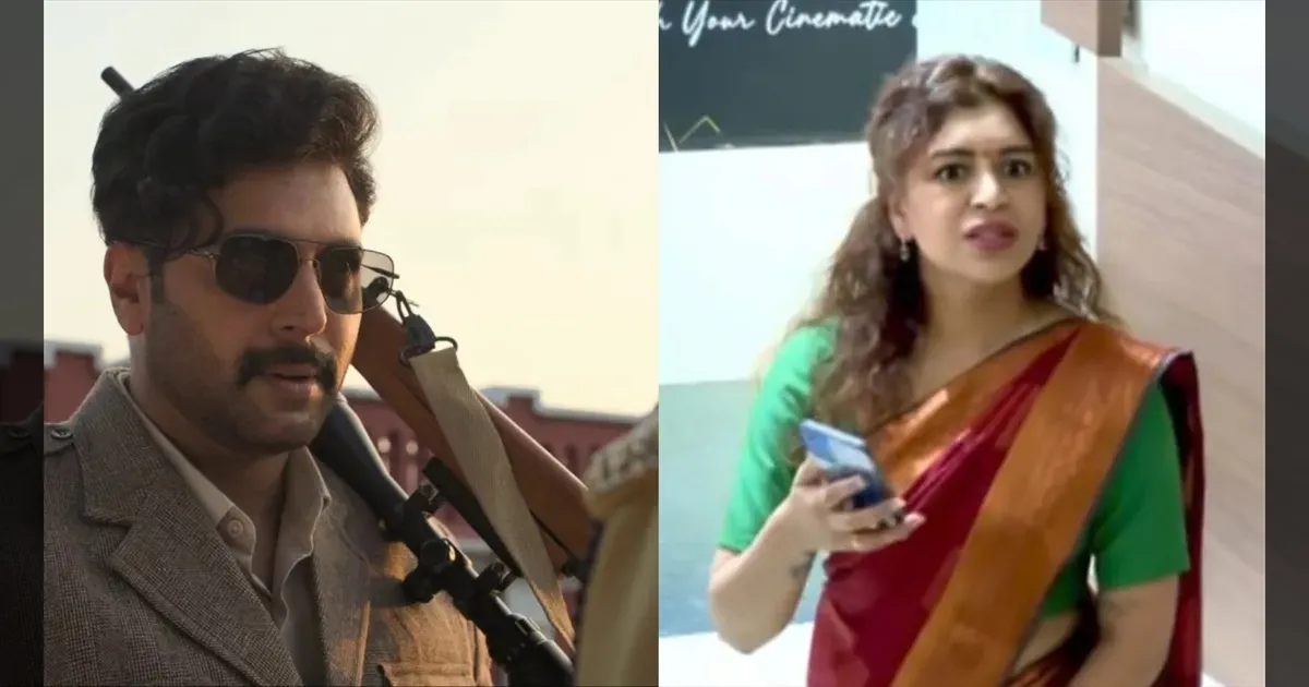 ரவிமோகனால் மட்டுமே 'பராசக்தி' படம் ஓடும்..! வேறு யாரும் என் கண்ணில் தெரியல.. கெனிஷா பேட்டியால் ஷாக்கில் SK ரசிகர்கள்..!