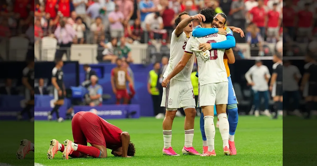 FIFA World cup 2026: ஸ்பெயின் அசத்தல் வெற்றி..!! போர்ச்சுகலை வீழ்த்தி காலிறுதிக்கு முன்னேறியது..!!