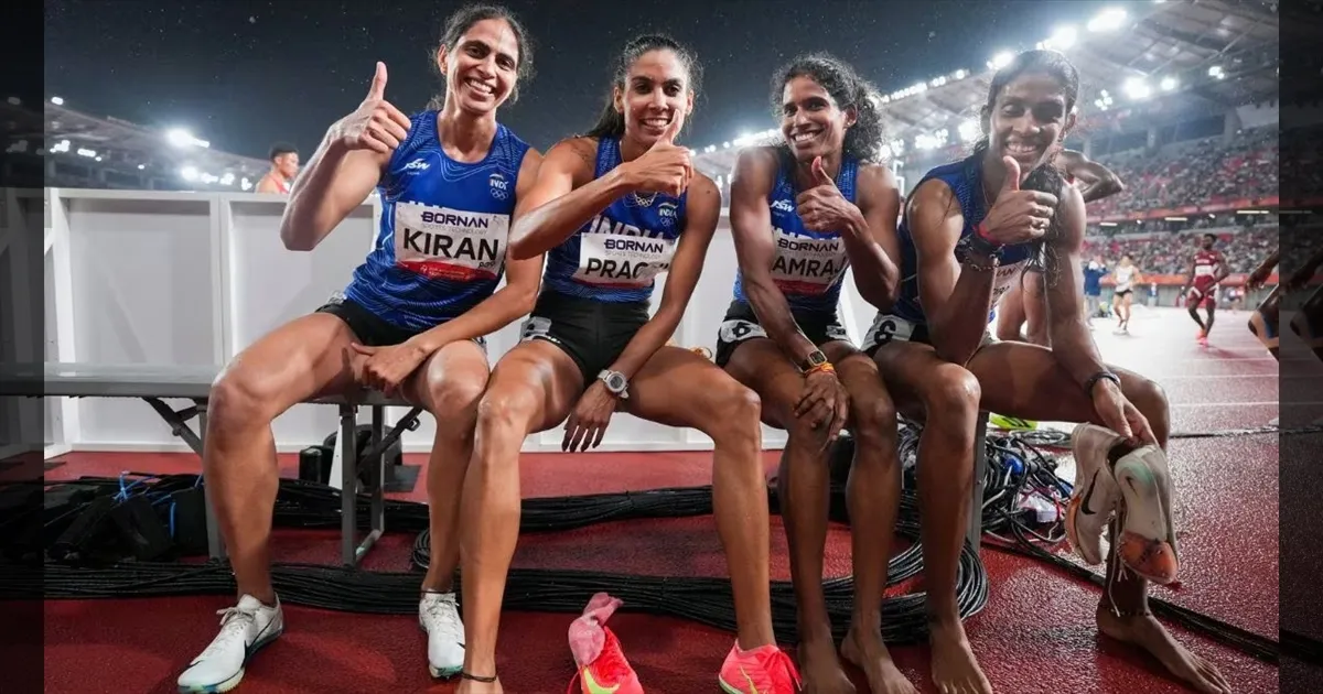 ஆசிய விளையாட்டு: 4x400 தொடர் ஓட்டத்தில் இந்திய பெண்கள் அணி தங்கம் வென்று சாதனை!