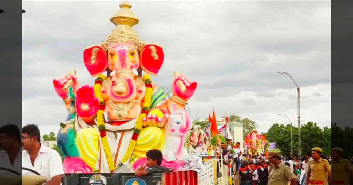திருப்பூர்காரங்களே.. இத நோட் பண்ணிக்கோங்க..!! நாளை விநாயகர் சிலை ஊர்வலம்.. போக்குவரத்து மாற்றம்..!!