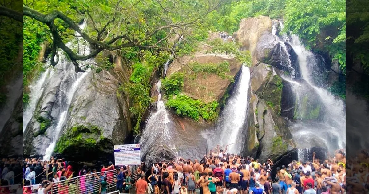 குற்றாலத்தில் 8வது நாளாக தொடரும் தடை..!! ஆனா ஐந்தருவியில் மட்டும் குளிக்கலாம்..!!
