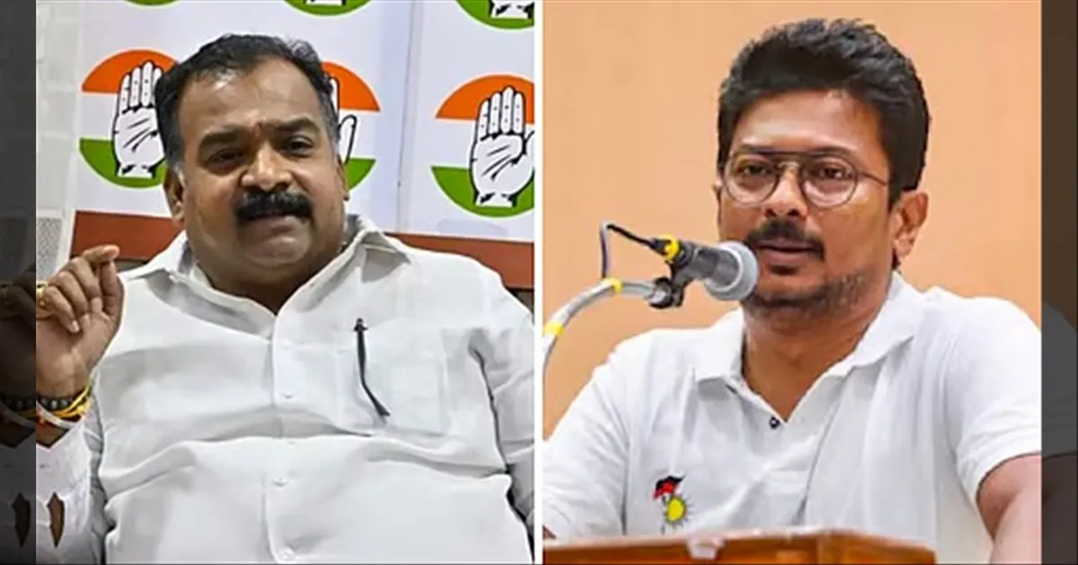 மேகதாது விவகாரம்: உதயநிதி சைலன்ட் மோடில் இருப்பது ஏன்..?? மாணிக்கம் தாகூர் நறுக் கேள்வி..!! 