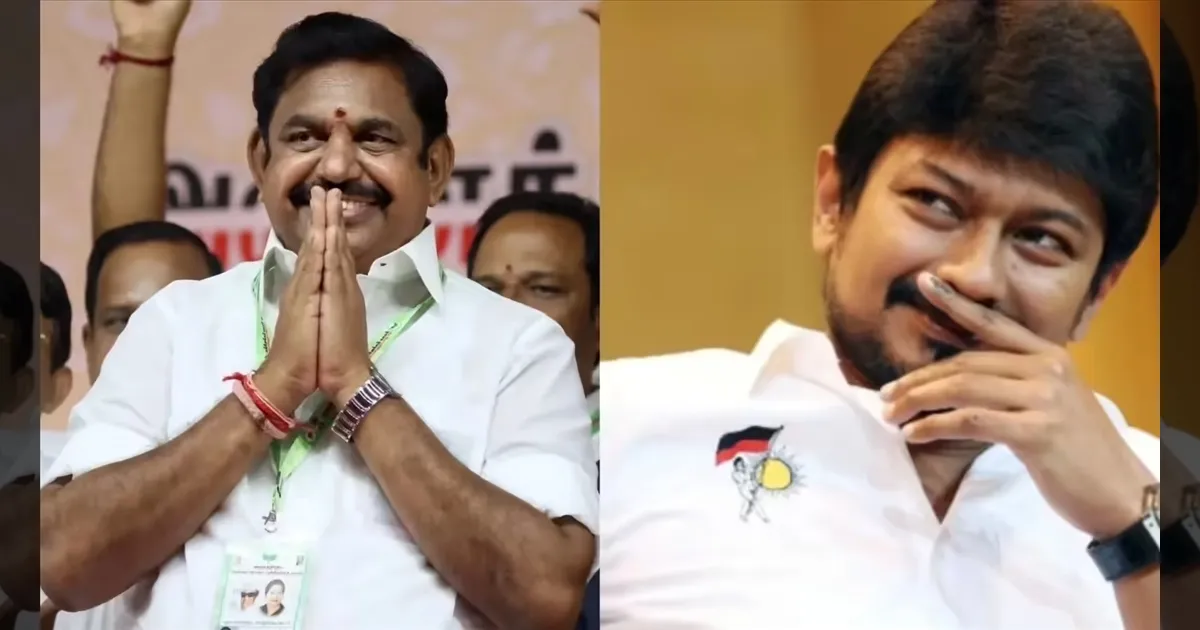 கடும் வார்த்தை போர்..!! ஒரே ஃபிளைட்டில் பறக்கும் உதயநிதி - இபிஎஸ்..!! பின்னணி என்ன..??