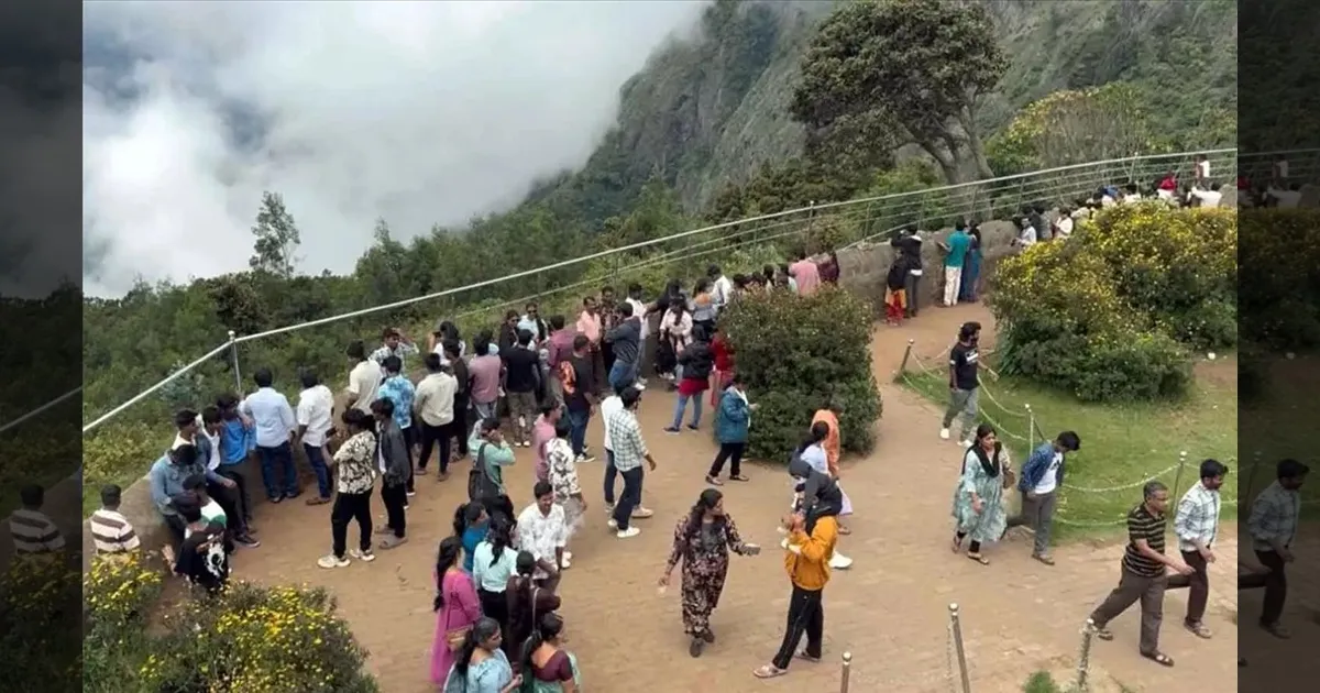 ரம்ஜான் விடுமுறை: சுற்றுலாப் பயணிகளால் நிரம்பி வழியும் கொடைக்கானல்..!!