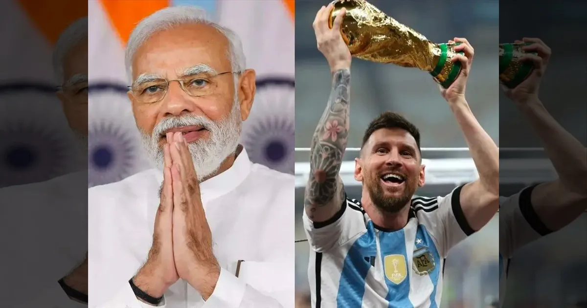 இந்தியா வரும் கால்பந்து ஜாம்பவான் மெஸ்ஸி.. பிரதமர் மோடியுடன் சந்திப்பு..! எப்போ தெரியுமா..?