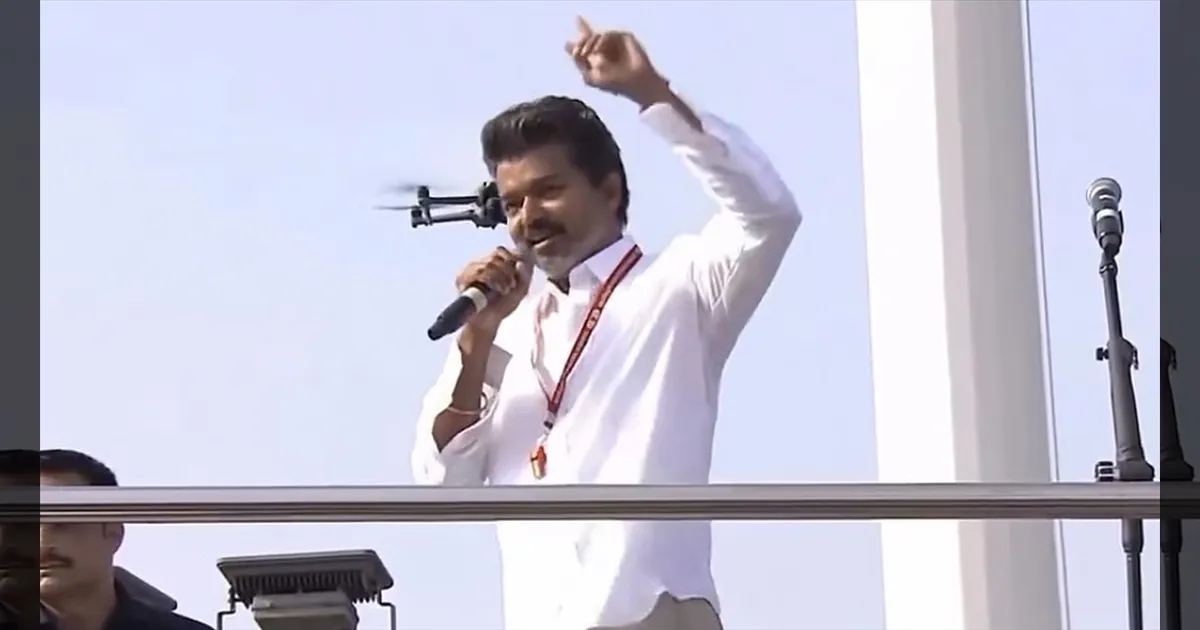 தமிழ்நாடு AI டிஜிட்டல் தலைநகராக மாறும்..!! குமரியில் வாக்குறுதிகளை அள்ளி வீசிய விஜய்..!! காதை கிழித்த விசில் சத்தம்..!!  