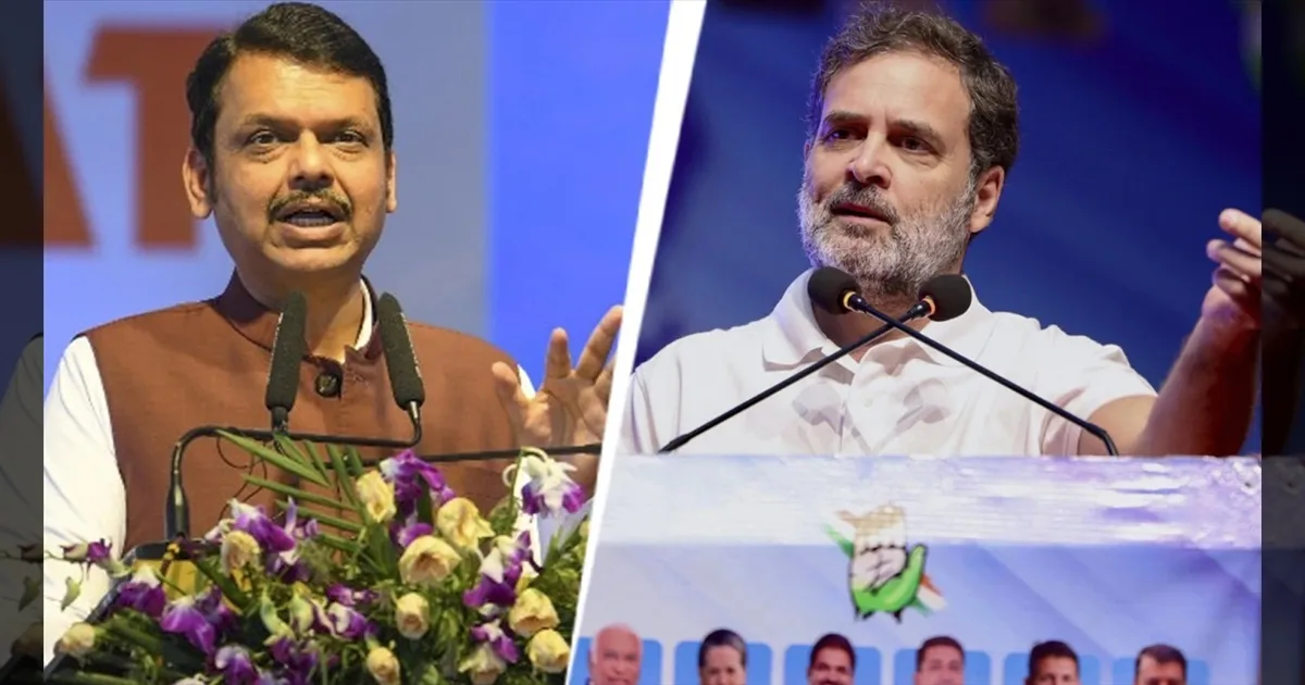 காங். மூழ்கிக் கொண்டிருக்கும் கப்பல்..!! மகாராஷ்டிரா முதல்வர் பட்நாவிஸ் கடும் சாடல்..!! 