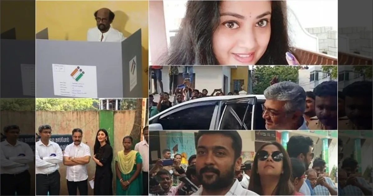 என்ன.. ரெடியா..!! களைகட்டும் தேர்தல் திருவிழா..!! உங்கள் FAVOURITE ஸ்டார்ஸ் வாக்களிக்கும் இடங்கள் இதோ..!!