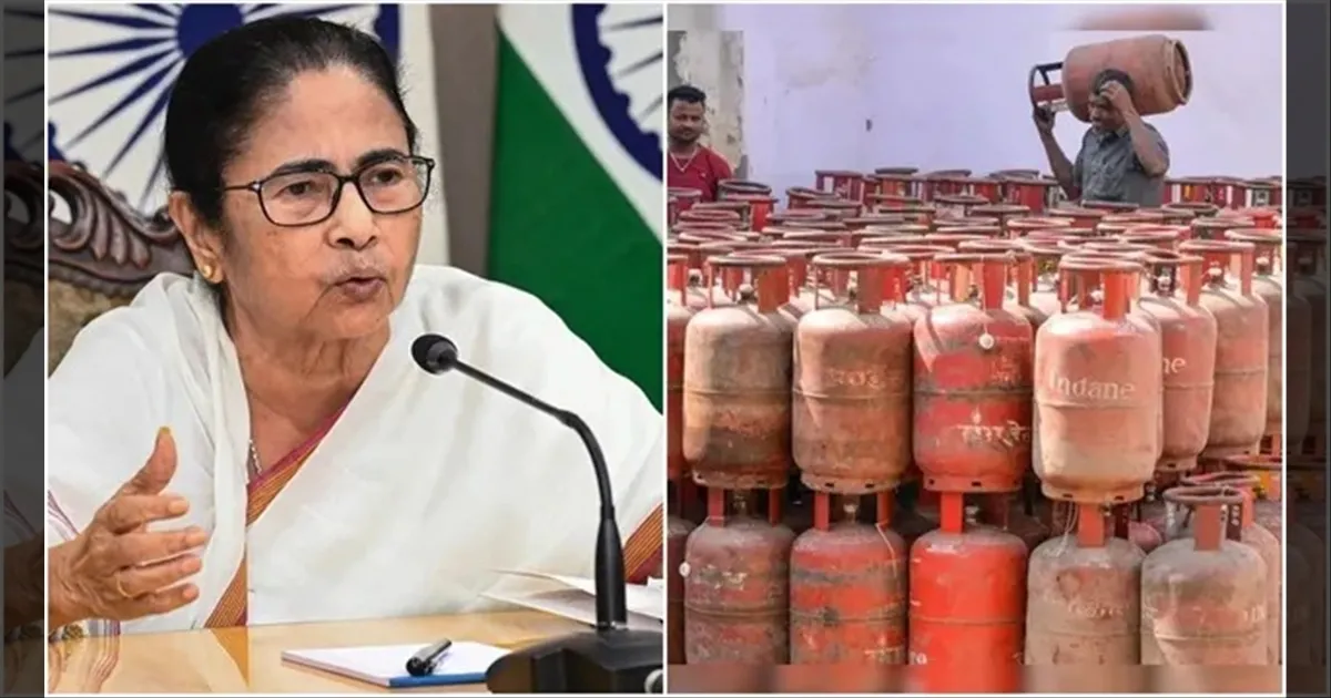 மேற்கு வங்கத்தில் தயாரிக்கப்படும் LPG சிலிண்டர்கள்.. வெளி மாநிலங்களுக்கு அனுப்பக்கூடாது..!! அதிரடி காட்டிய மம்தா பானர்ஜி..!! 