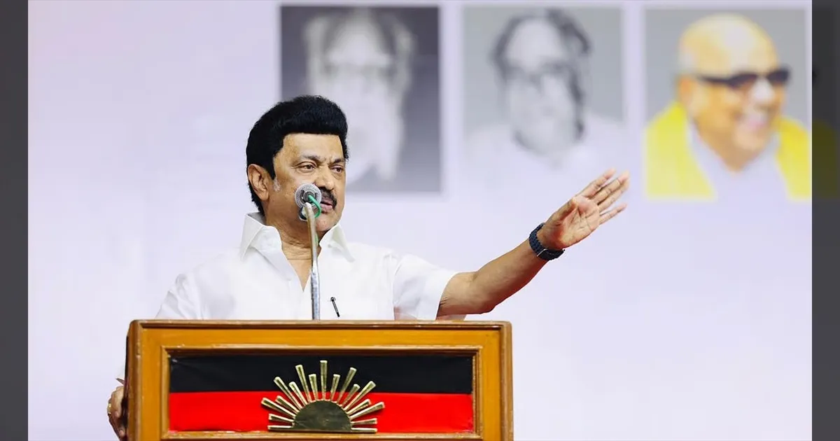 வழிகாட்டும் தெற்கை வஞ்சிக்கிறது பாஜக..!! இரட்டை வேடம் போடுகிறது..!! பரமக்குடி அதிர பேசிய மு.க.ஸ்டாலின்..!!