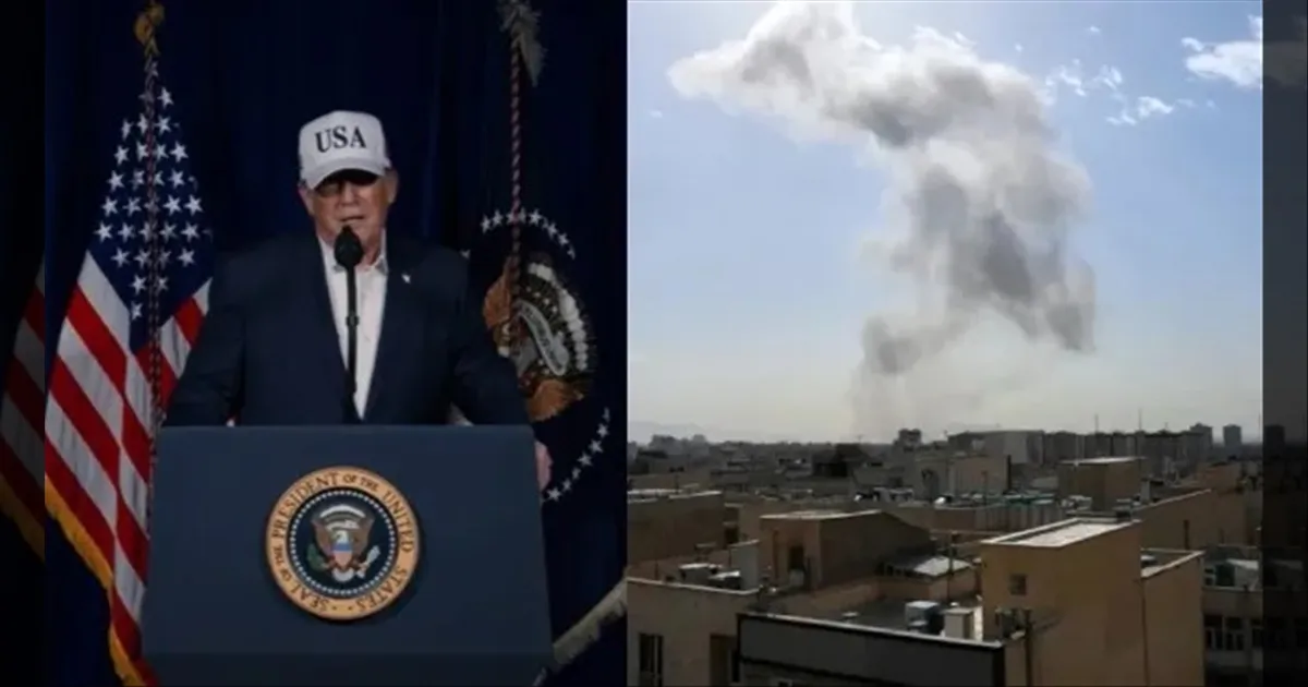ஈரான் மீது தாக்குதல் தொடங்கியாச்சு.. வீடியோ மூலம் வார்னிங் கொடுத்த டிரம்ப்.. ஷாக்கில் உலக நாடுகள்..!!