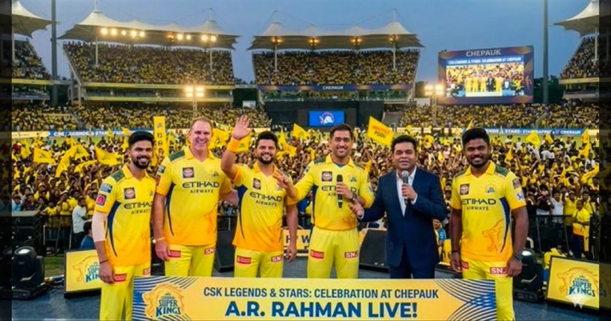 #WhistlePodu! இசைப்புயலின் இசை கச்சேரியுடன்.. நாளை CSK-வின் ரீயூனியன் விழா..!! ரசிகர்கள் உற்சாகம்..!!