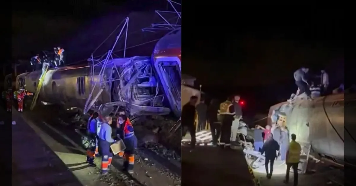 ஸ்பெயினில் கோர சம்பவம்..!! தடம் புரண்ட ரயில்..!! பலி எண்ணிக்கை 21-ஆக உயர்வு..!!