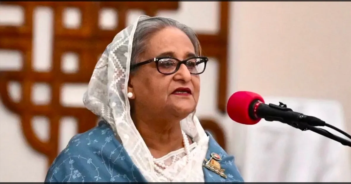 யூனுஸ் ஆட்சியை தூக்கி எறிய வேண்டும்..!! ஷேக் ஹசீனா ஆவேசப் பேச்சு..!!